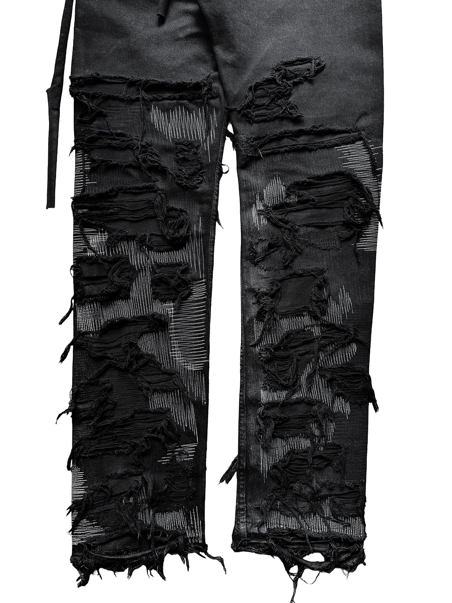 "STUBBORN KID" REPAIRED DENIM 1.0
