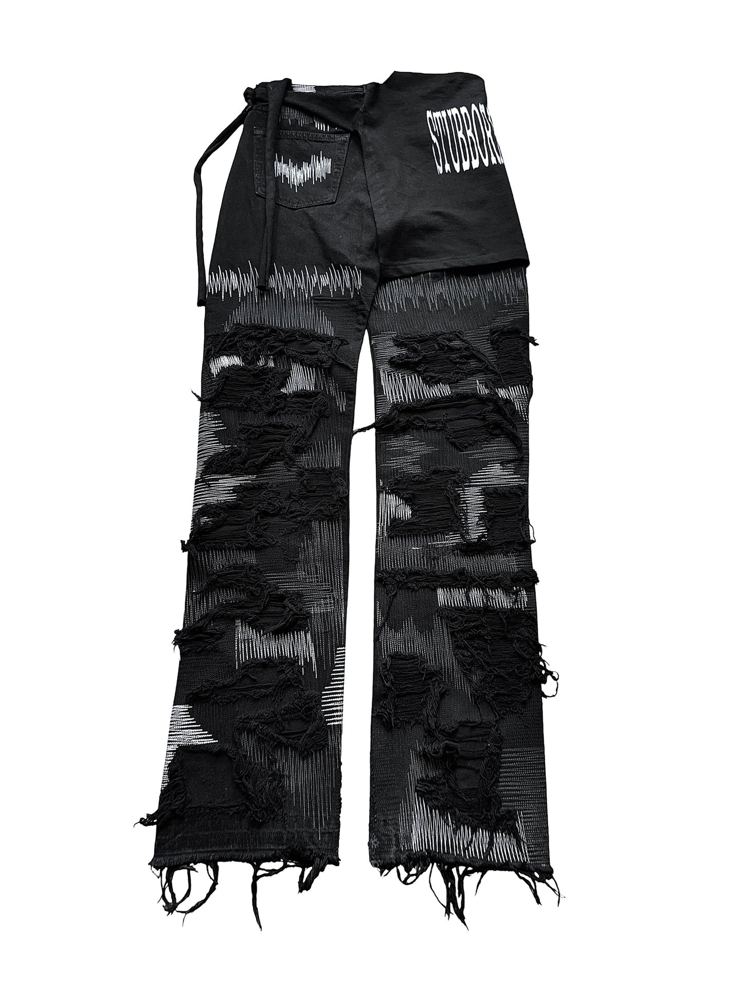 "STUBBORN KID" REPAIRED DENIM 2.0