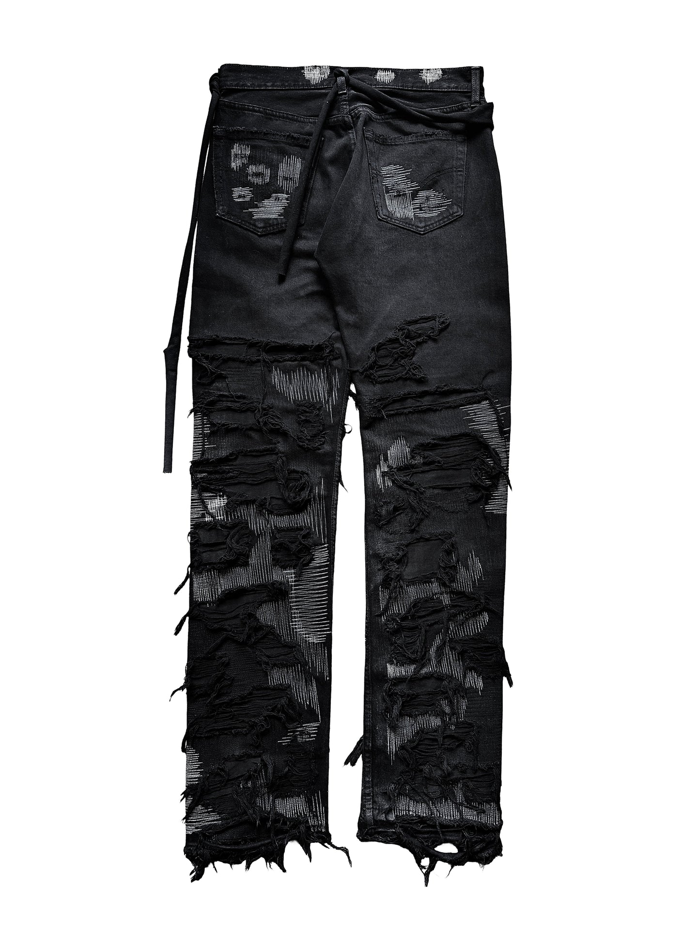 "STUBBORN KID" REPAIRED DENIM 1.0