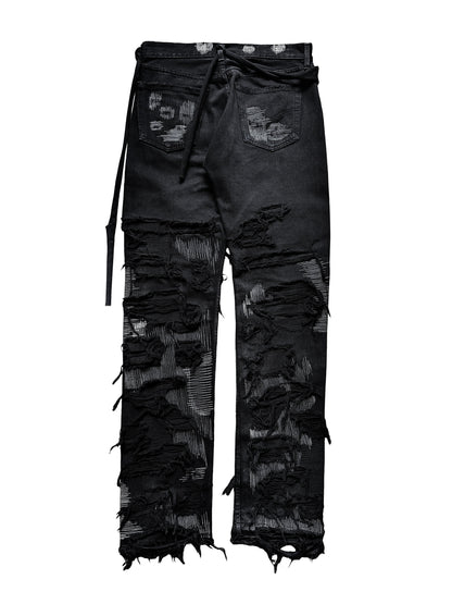 "STUBBORN KID" REPAIRED DENIM 1.0
