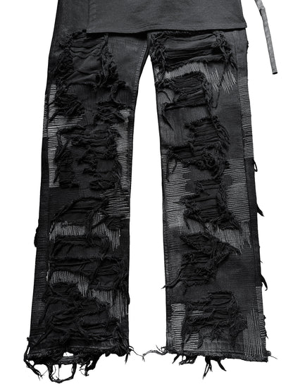"STUBBORN KID" REPAIRED DENIM 1.0