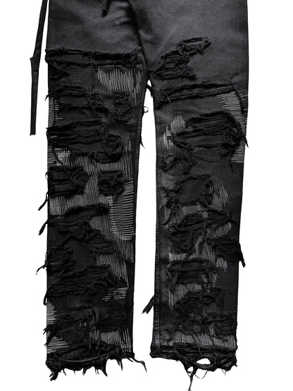 "STUBBORN KID" REPAIRED DENIM 1.0